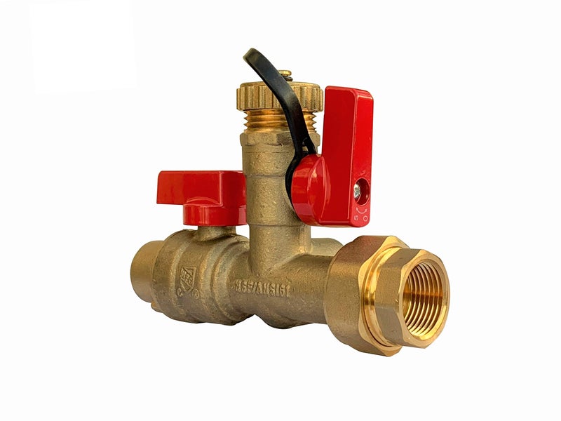 Libra Supply 3/4 inch Sweat Tankless Water Heater Isolation Valve Kit with Pressure Relief Valve, FNPT x Sweat, 3/4'' Service Valve Kit for Rheem, Rinnai, Ecosmart Navien Noritz Takagi Bosch - Image 5
